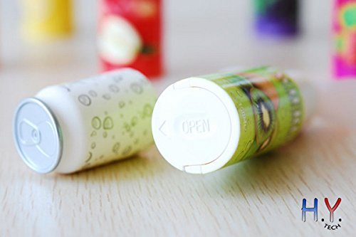 H.Y. TECH Super Cute Juice Style Mini Fan Perfect for Your Pocket (Kiwifruit Juice) N8