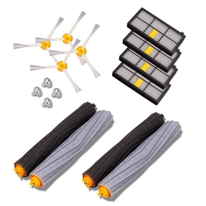 Buti-Life Vacuum Cleaner replacement parts with Tangle-Free Debris Extractor& 4 Hepa Filters& 4 Side Brush Replacement...