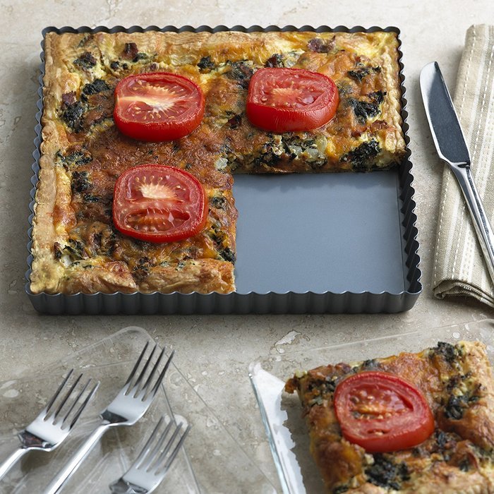Fox Run Square Quiche Pan, Loose Bottom, 9-Inch N2
