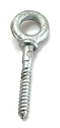 Forney 61363 Screw Eye Bolt Shoulder, Hot Dipped Galvanized, 5/16-Inch-by-2-Inch Overall Length by Forney