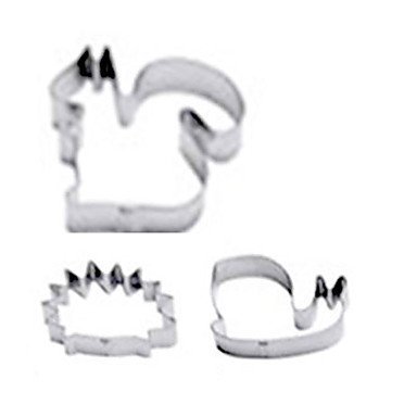 Y&XL&H Animal Pastry Cutter Xmass Deer Cookie Cake Maker,Set of 6 N2