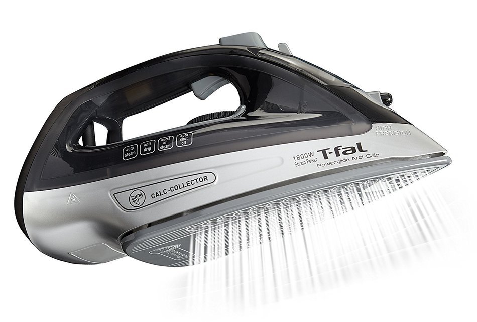 T-fal FV2640U0 Powerglide Anticalc Non-Stick and Scratch Resistant Durilium Ceramic Soleplate Steam Iron with... N2