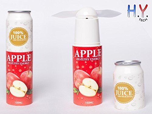 H.Y. TECH Super Cute Juice Style Mini Fan Perfect for Your Pocket (Kiwifruit Juice) N11