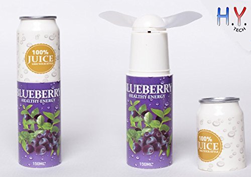 H.Y. TECH Super Cute Juice Style Mini Fan Perfect for Your Pocket (Kiwifruit Juice) N12
