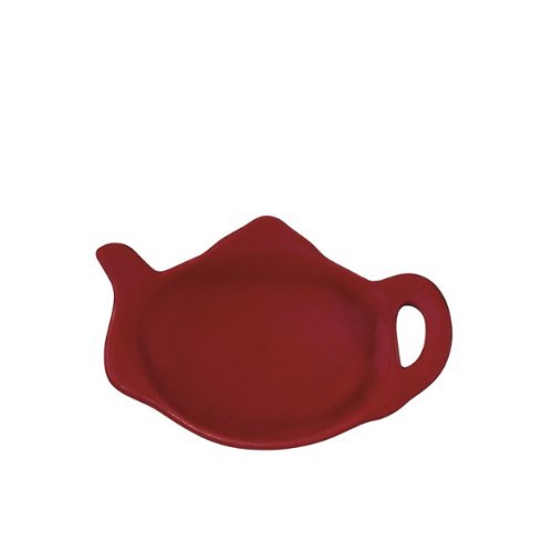 Andrea by Sadek Red Teapot Shaped Tea Bag Holders (12)