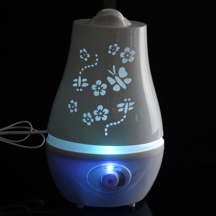 2.4L Ultrasonic Home Aroma Humidifier Mist Essential Oil LED Nightlight Air Diffuser Purifier Lonizer Atomizer N6
