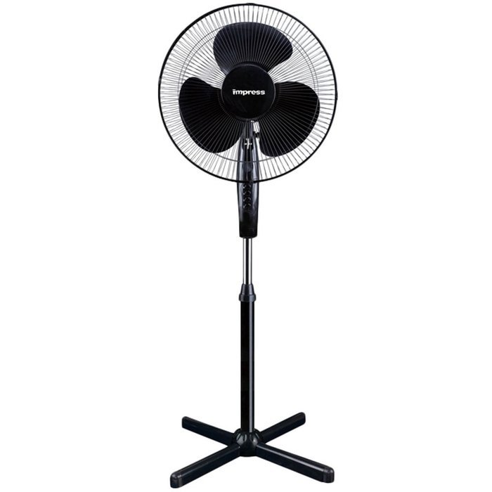 Impress 16 Oscillating Stand Fan (black) IM-725B