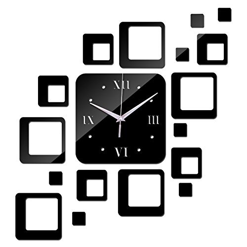 EverTrust(TM) new arrival lovely art diyclock wall clock Living Room modern Acrylic clocks mirror watch safe novelty... N2