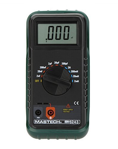 MASTECH MY6243 Portable Digital LC Meter Capacitance Meter Capacitor Inductance Meter Tester by MASTECH MY6243...