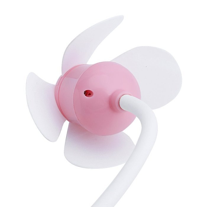 Kocome USB Clip on Fan Rechargeable Battery Home Office Desk Table Crib Cooling Fans (Pink) N7