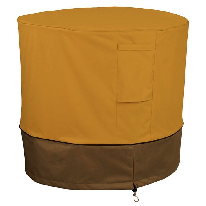 Homewell Outdoor AC Air Conditioner Protective Cover (Round - up to 34" Dia x 30"H) N3