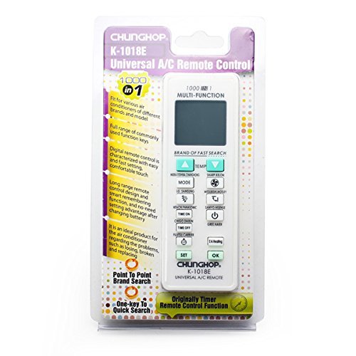 [Free Shipping] K-1018E 1000 in 1 Versatile A/C Air Conditioner Remote Controller // K-1018e 1000 en 1 vers&aacute;til...