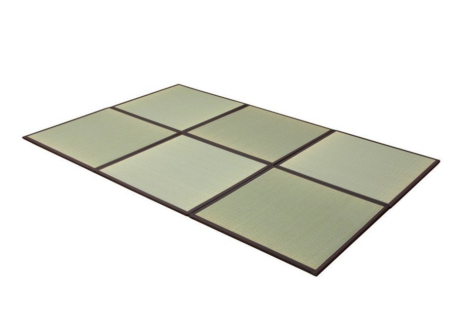 Tatami Japanese Igusa Mattress Indigenous Unit MAT Made in Japan 6 piece set N5