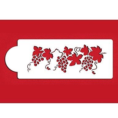 Sher FOUR-C Baking Stencil Cake Side Decor Stencil Baking Tools Color White