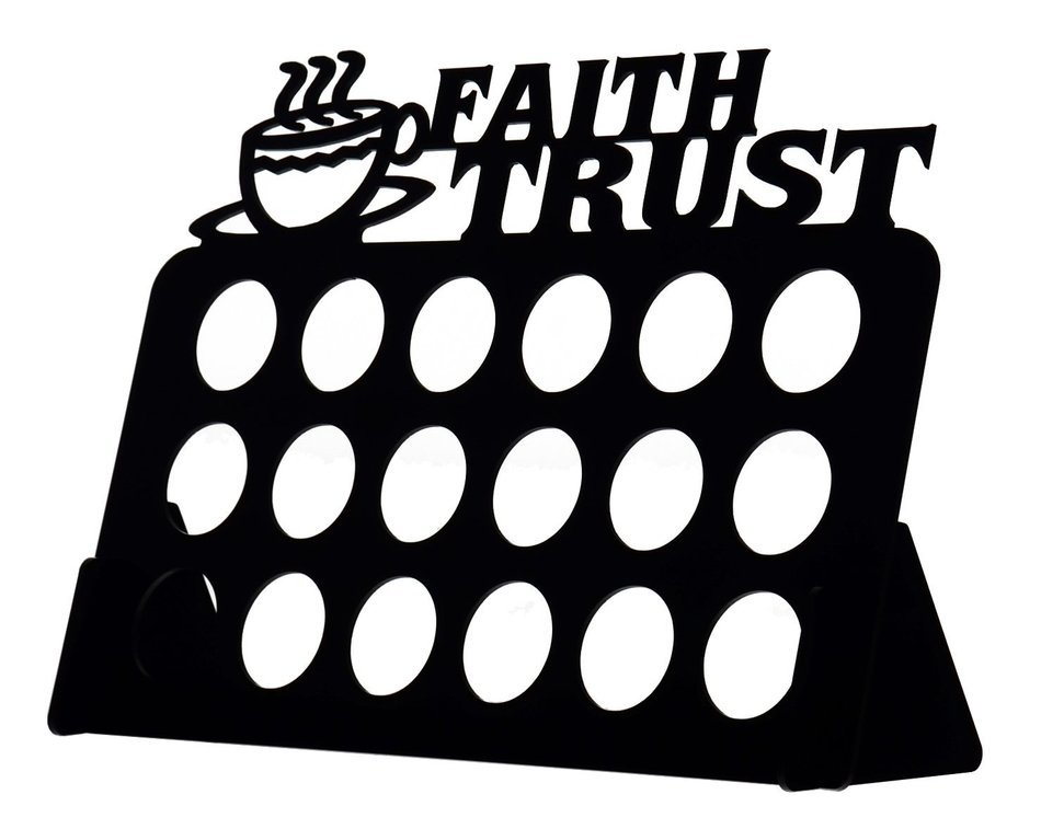 Marketing Holders Christian Religious FAITH TRUST 18 Slot Acrylic