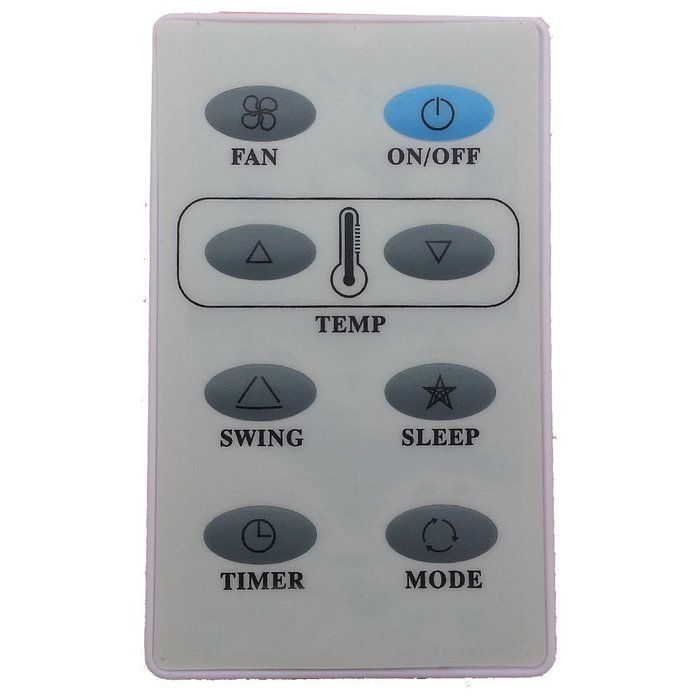 Generic Replacement Union aire Window Wall Mounted Portable Air Conditioner Remote Control