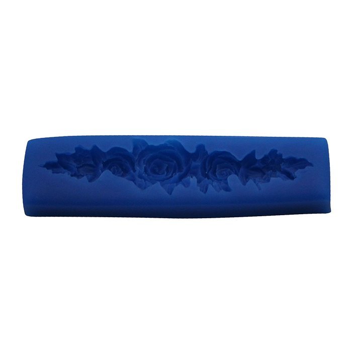 First Impressions Molds FL339 Silicone Mold, Rose Flower Swag