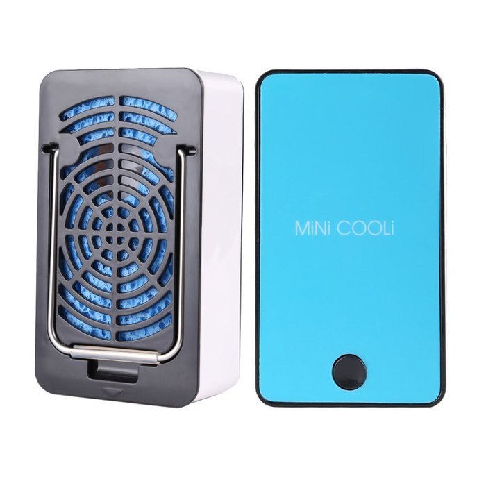 Chinatera Portable Rechargeable Mini Cooler Portable Air Conditioning Electric Cooling Fan(Runs on Batteries or... N12