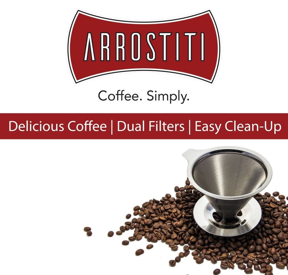 Stainless Steel Coffee Filter - Paperless & Reusable for the Best Pour Over Coffee N2