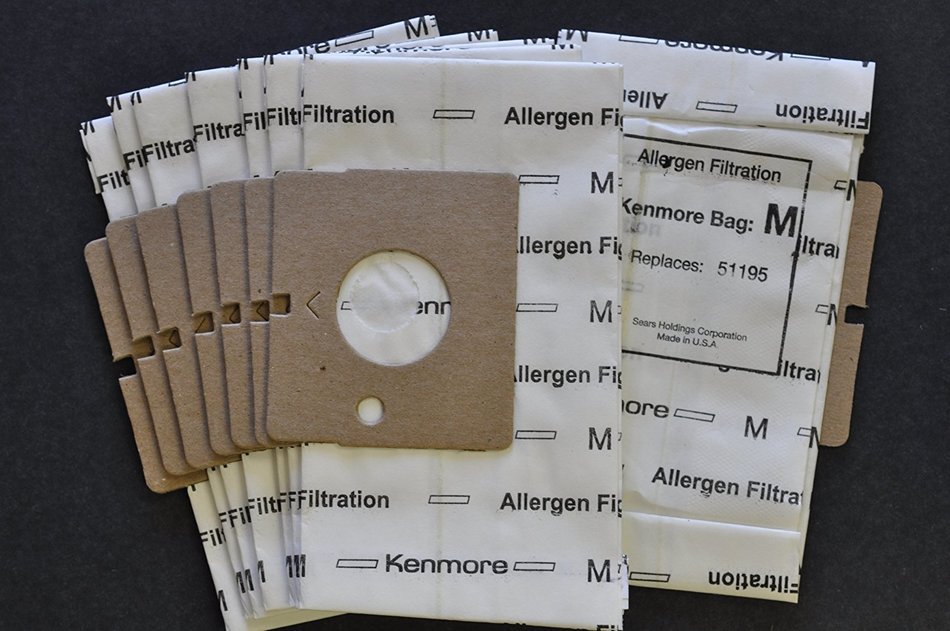 Kenmore Type M Canister Allergen Filtration Vacuum Bags 8 ct