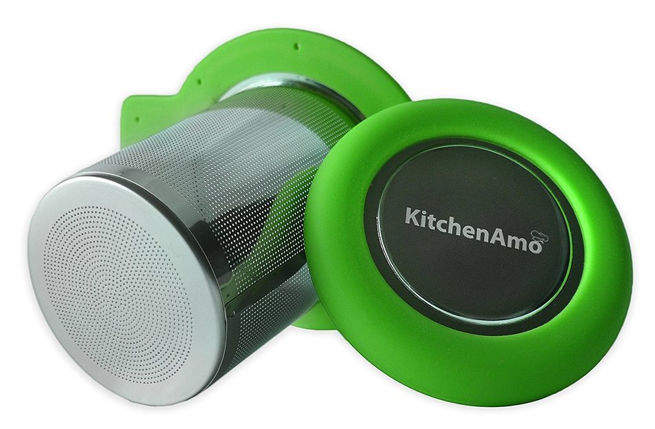Tea Infuser Tea Strainer Stainless Steel Metal Mesh Large In Mug Single One Cup With Lid Double Extra Long Handles...