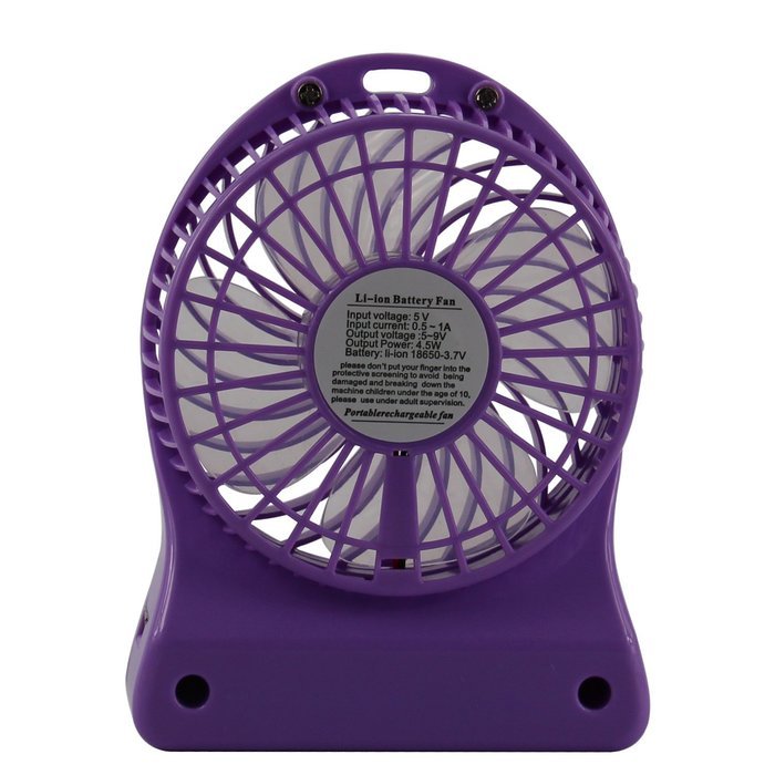 Innobay&reg; Innovative Pocket Rechargeable Fan Built-in with 4400mah Lithium Battery Also Working As Power Bank (... N10