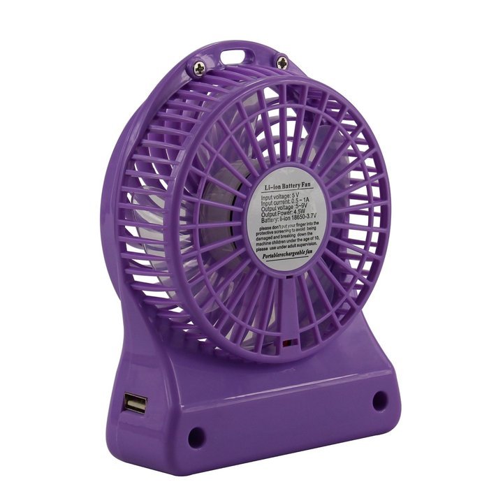 Innobay&reg; Innovative Pocket Rechargeable Fan Built-in with 4400mah Lithium Battery Also Working As Power Bank (... N12