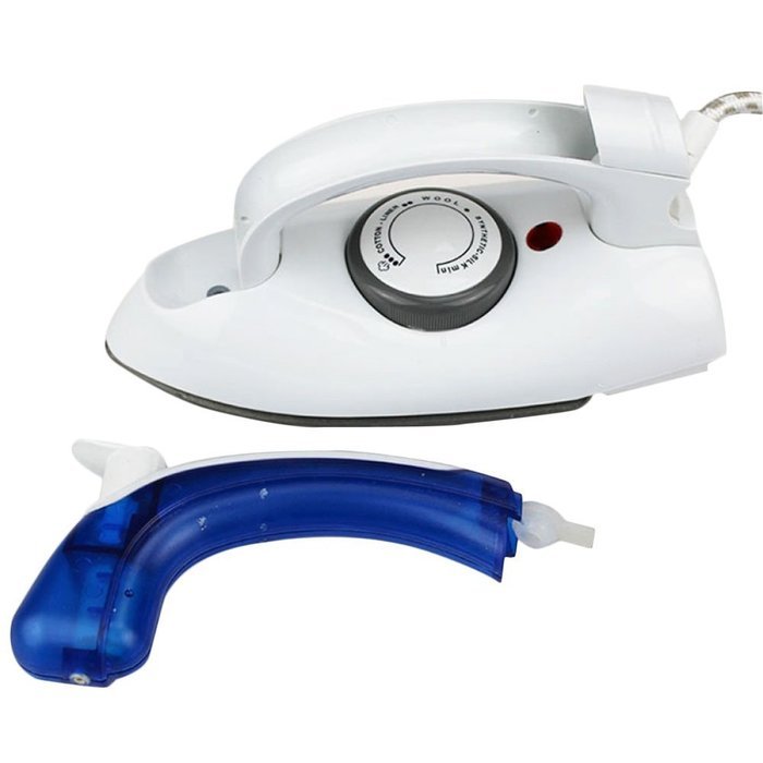 Steam Iron with 3 Gears Teflon Baseplate Handheld Flatiron ,Blue N5
