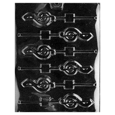 G-Clef Musical Notes Pop Candy Mold by Unknown
