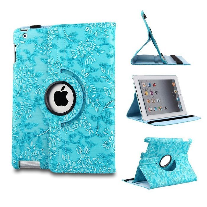 TOPCHANCES Modern Smart Cover Case for iPad 2 3 4 with Auto Sleep/Wake Function and 360 Degree Rotating Stand-... N14