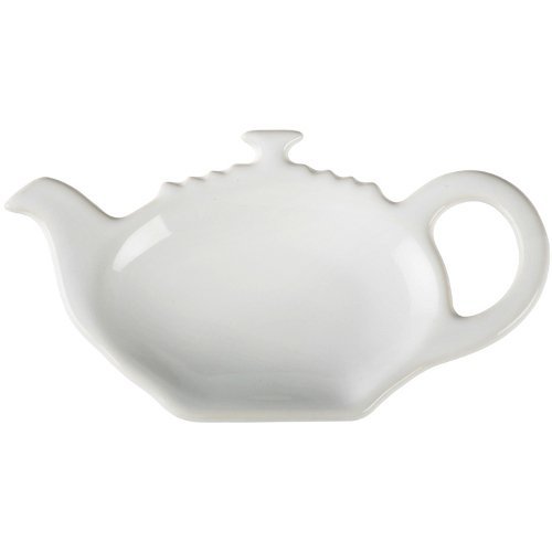 Le Creuset White Stoneware Tea Bag Holder