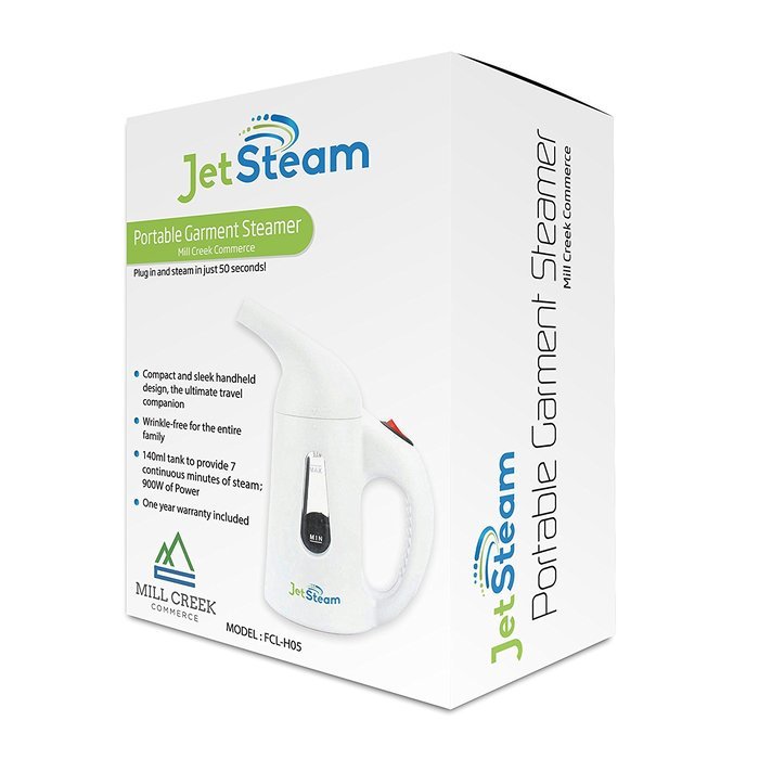 Garment Steamer - JetSteam (TM) Portable Clothes and Fabric Steamer &ndash; Handheld Design Makes Perfect Travel Companion... N4