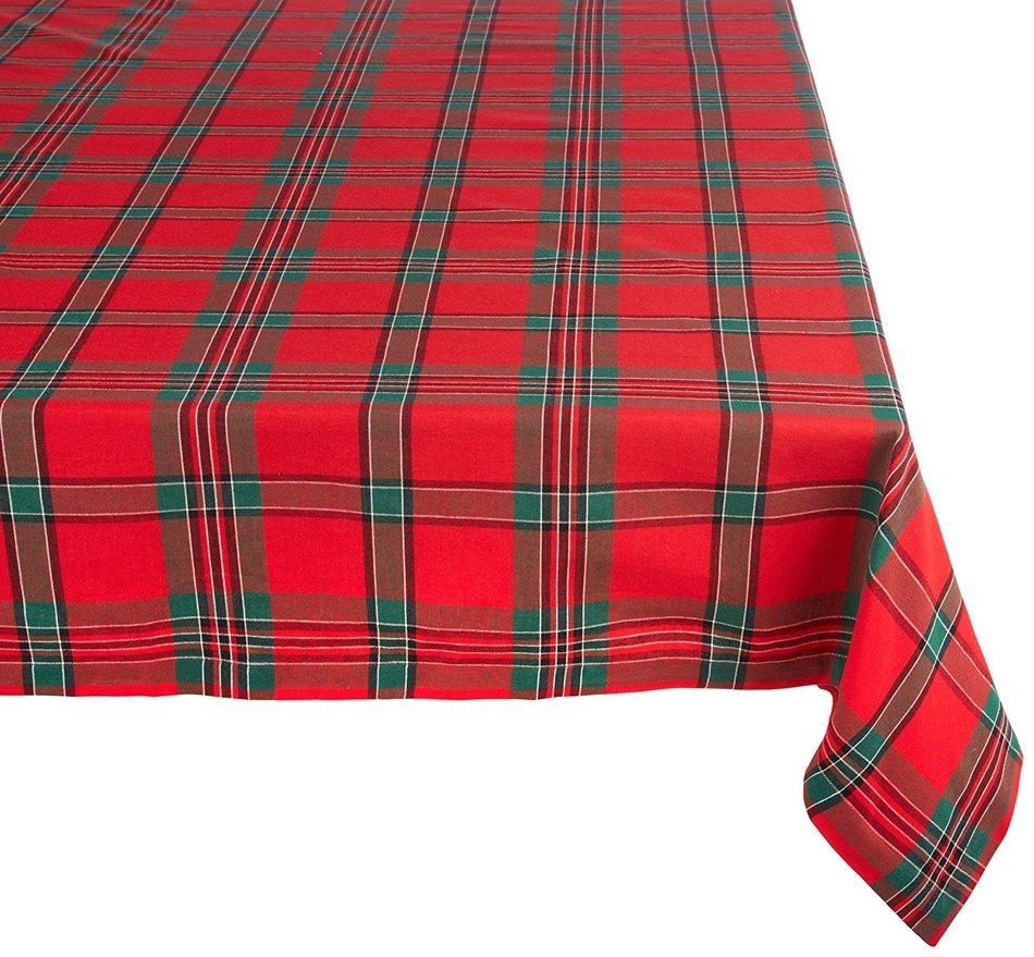 DII Christmas Holiday Holly Jolly Plaid Napkin, Set of 6 N43