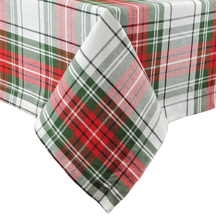 DII Christmas Holiday Holly Jolly Plaid Napkin, Set of 6 N47