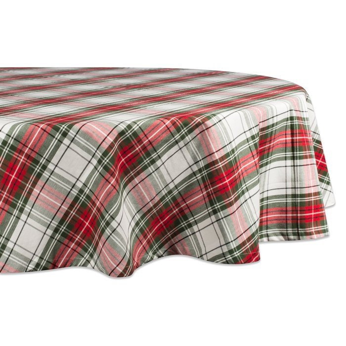 DII Christmas Holiday Holly Jolly Plaid Napkin, Set of 6 N55
