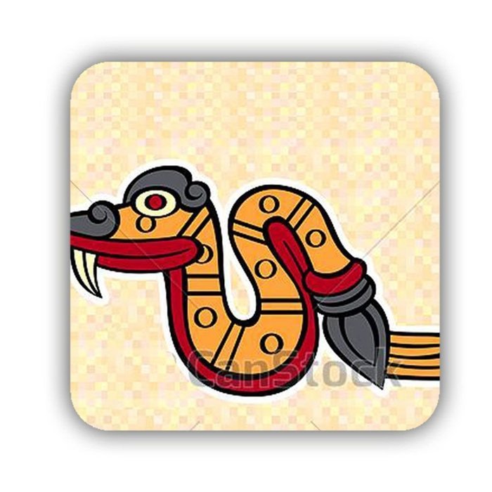 Generic Print Aztec 6 Original Coaster Mdf