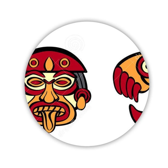 Generic Print Aztec 6 Original Coaster Mdf N2