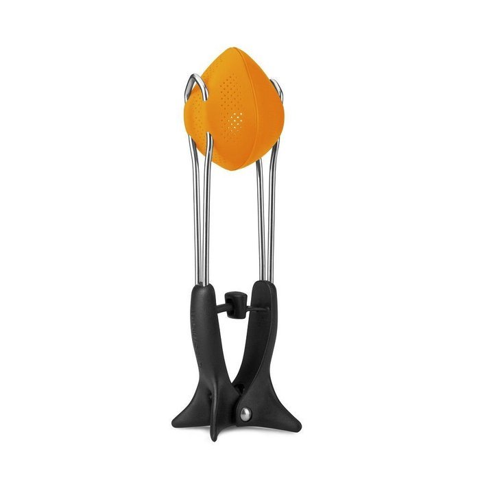 Unique Tea Cup Infuser Dreamfarm Teafu. Orange Color. Tea Cup Strainer by Dreamfarm. Innovative Tea Ball. Great...