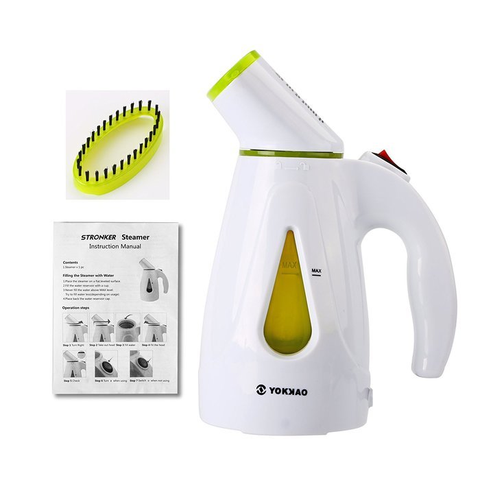 Garment Steamer, Yokkao 200ml Mini Portable Handheld Clothes Ironing Steam Cleaner with Ultra-fast Heating Element... N5