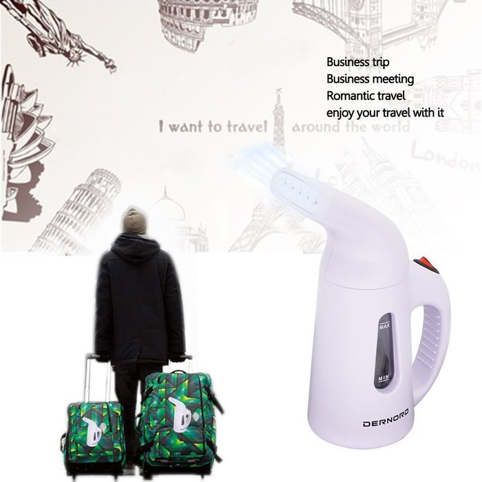 Clothes Steamer Portable Travel Garment Steamer, Wrinkle Remover Travel Size &ndash; Ultra Fast Heat Up &ndash; Ideal For... N4