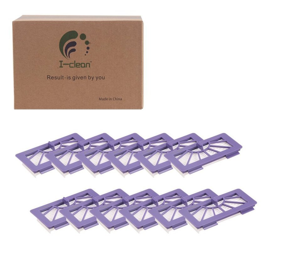 I-clean Replacement Neato XV Signature Pro Filters[12PACKS] for Neato Robotics XV 21, XV 12,XV 11,XV 14