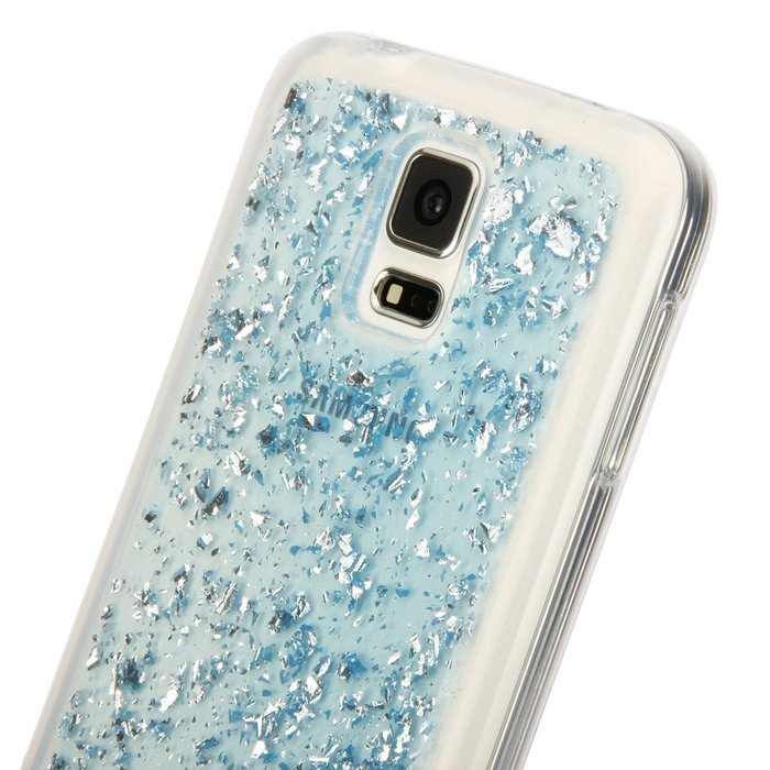 Galaxy S5 Neo Case,Galaxy S5 Case,ikasus Ultra Thin Clear Crystal Bling Shiny Giltter Rhinestone Clear Rubber... N20