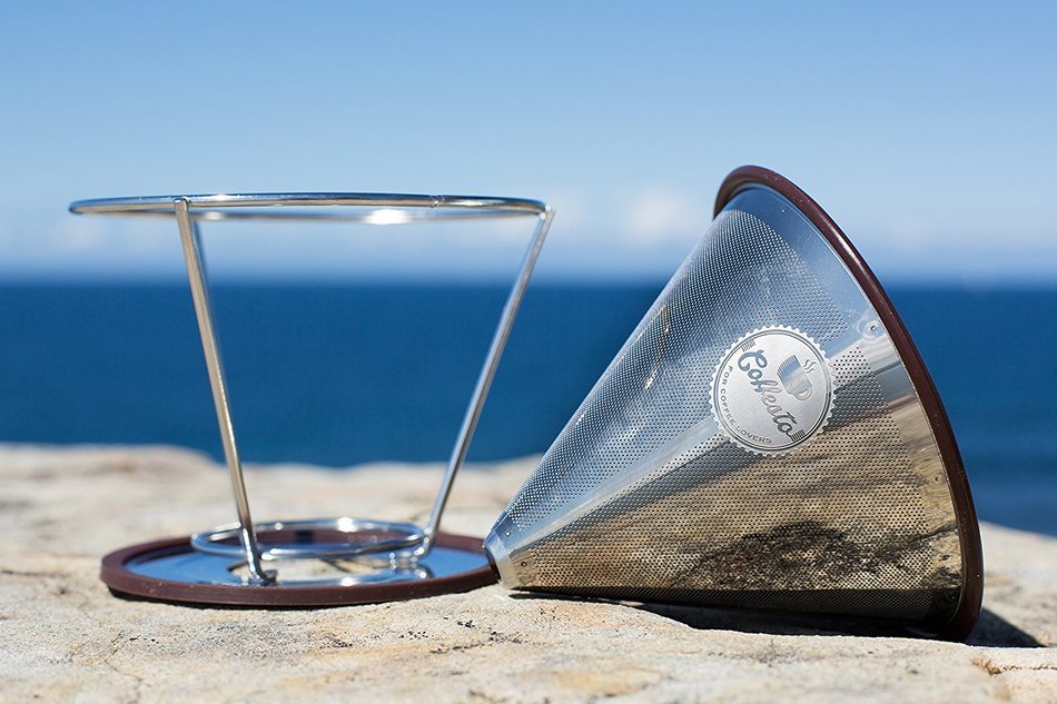 LIMITED OFFER Pour Over Coffee Filter - Stainless Steel SPOON - Cone Dripper - Aeropress Coffee Maker Compatible... N2