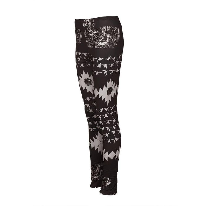 PHOTNO Fashion Women Autumn Winter Skinny Printed Stretchy Pants Leggings