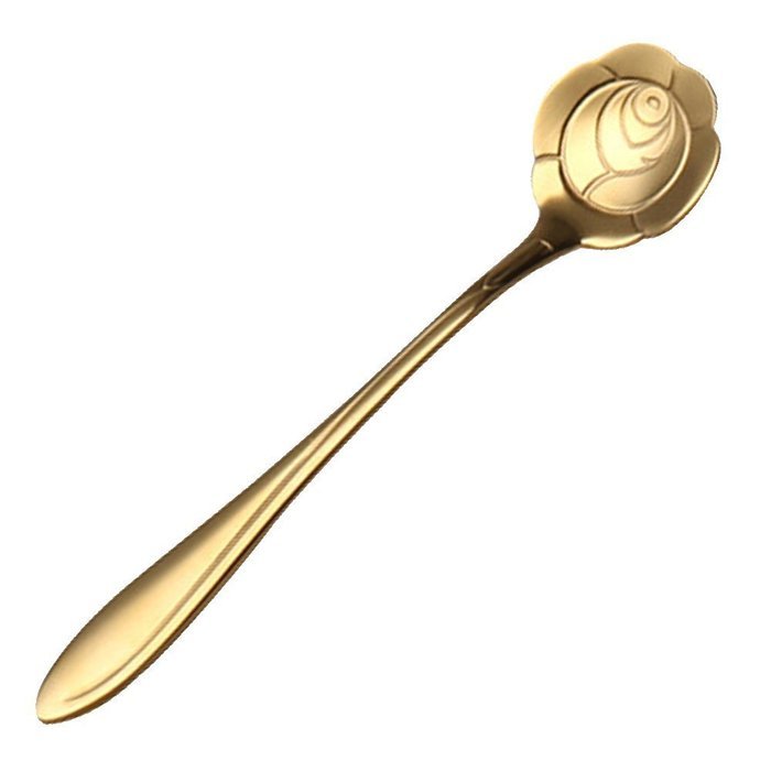 Stainless Steel TablewareScoops, 10-pieces Creative Coffee Scoops Teaspoon Stirring Spoon Sugar Spoon (Cherry... N4