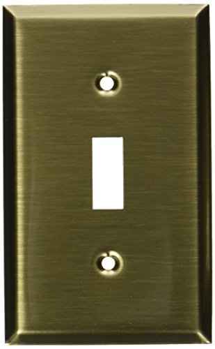 Jackson Deerfield 9AB101 Steel Toggle Wall Plate, Brass Finish by Jackson