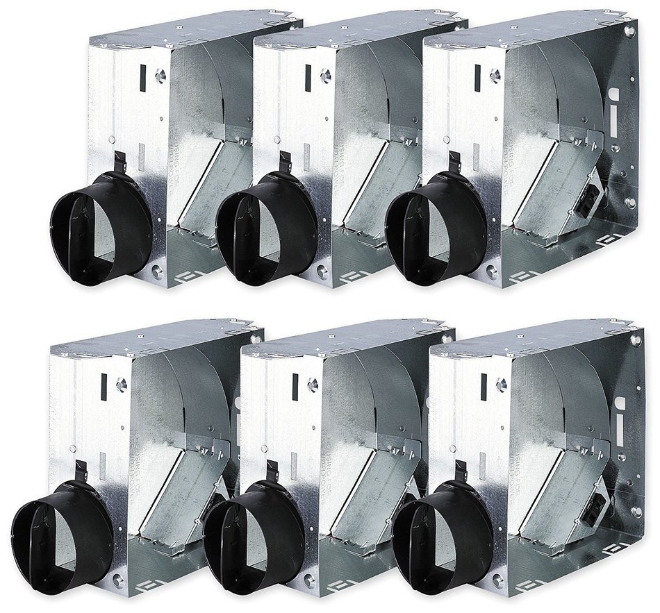 Broan 1667H Housing Pack for 1670F, 1671F, 1688F and 1689F (damper/plastic duct connector included)