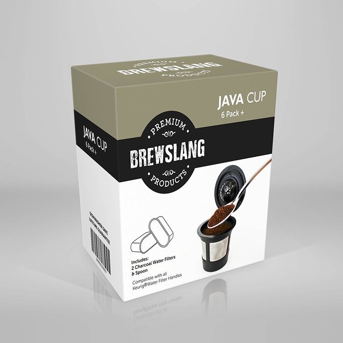 Single Reusable K-cup Coffee Filter (JAVA CUP) for Keurigs B40, B45, B50, B55, B60, B65, K40, K45, K50, K55, K60...
