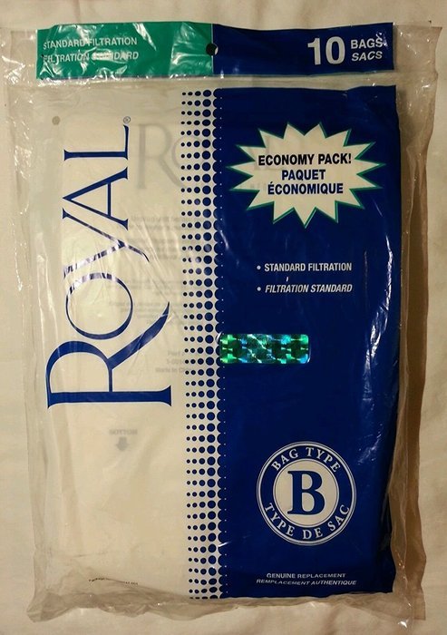 Royal Type B Vacuum Bags - 10 per Pack