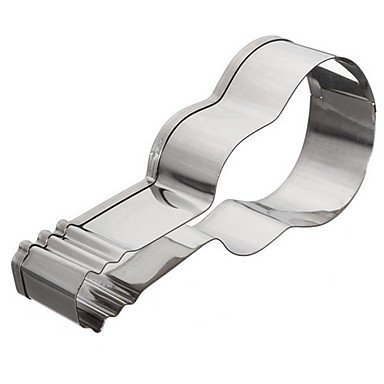 Y&XL&H Stainless Steel Guitar Cookie Cutter Fondant Sugarcraft Cake Biscuit Pastry Decor Mould Tools N2